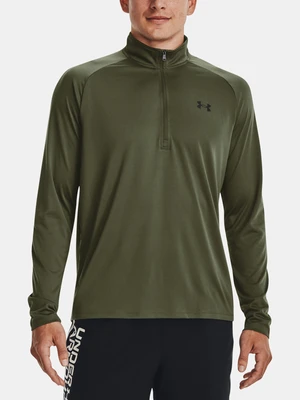 Under Armour T-Shirt UA Tech 2.0 1/2 Zip-GRN - Men