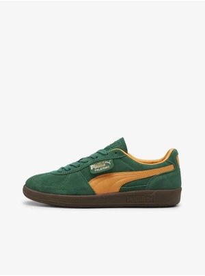 Green Men's Suede Sneakers Puma Palermo - Men's