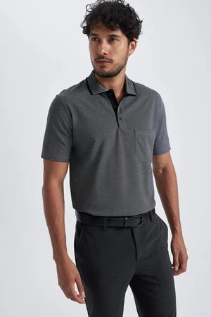 DEFACTO Regular Fit Polo Collar Pique Polo T-Shirt