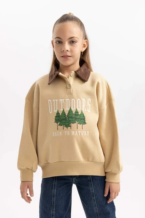 DEFACTO Oversize Fit Sweatshirt