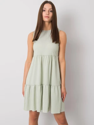 Casual pistachio dress RUE PARIS