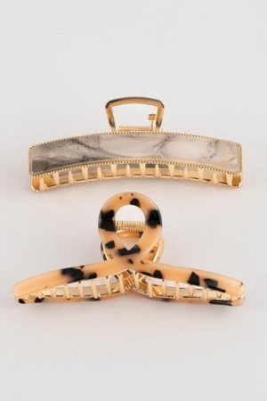 DEFACTO 2-Pack Leopard Patterned Latch Buckle