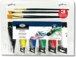 Royal & Langnickel ACR75-6B Set of Acrylic Paints 6 x 75 ml 9 pcs