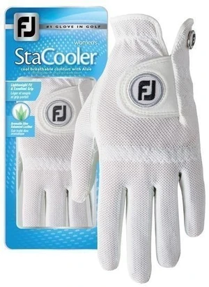 Footjoy Stacooler Blanco Mano izquierda S Guantes de mujer