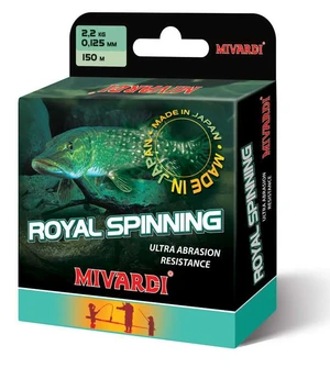 Mivardi vlasec royal spinn grey 200 m - průměr 0,225 mm / nosnost 6,7 kg