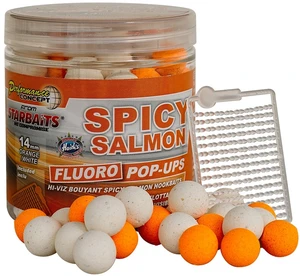 Starbaits plávajúce boilie bright fluo pop up spicy salmon 50 g -12 mm