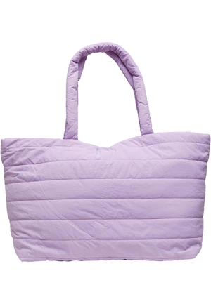 Padded Tote purple handbag