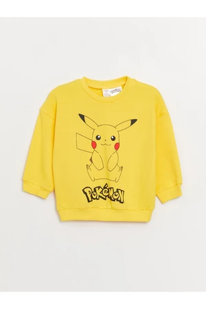 LC Waikiki Crew Neck Long Sleeve Pokemon Printed Baby Boy Sweatshirt