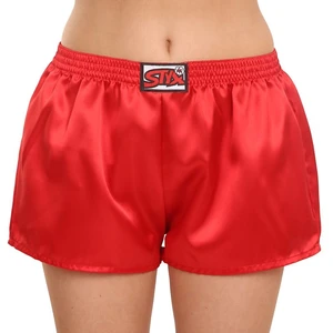 Women's briefs Styx classic rubber satin red