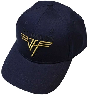 Van Halen Gorra Text & Yellow Logo Navy Blue