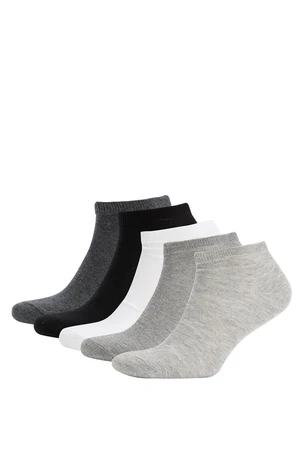 DEFACTO Men's 5-Piece Booties Socks