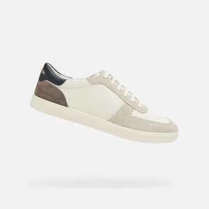 Cream men's sneakers Geox Avola - Men's