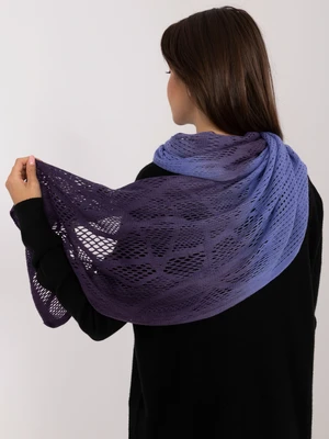 Blue-purple women's scarf