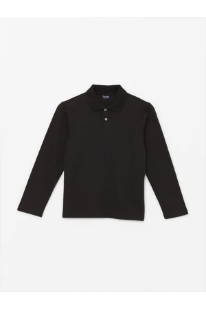 LC Waikiki Lw - Polo Neck Basic Long Sleeve Boy T-Shirt