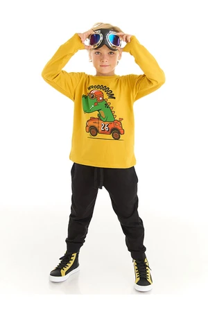 Denokids Racer Crocodile Boys T-shirt Trousers Set