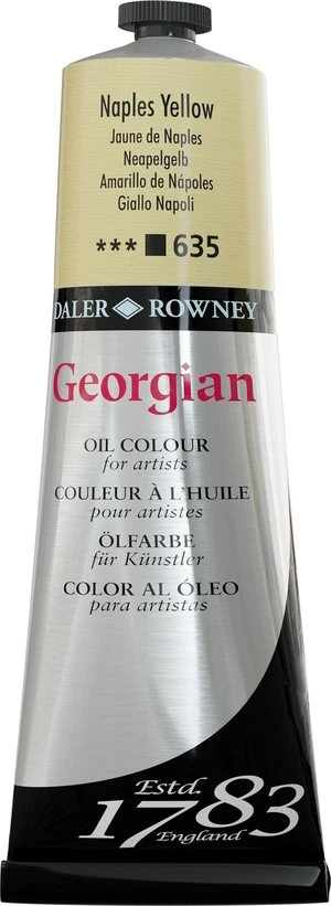 Daler Rowney Georgian Pittura a olio Naples Yellow 225 ml 1 pz