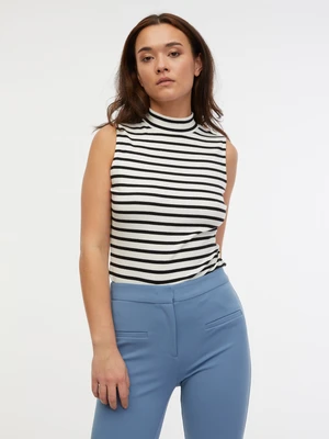 Orsay Black & White Women's Striped Top - Women's