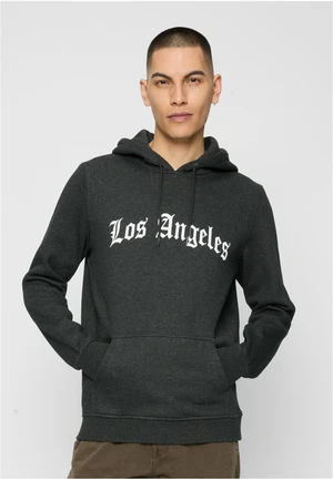 Los Angeles Text Hoody Charcoal