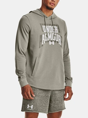 Under Armour Sweatshirt UA Rival Terry Graphic HD-GRN - Men