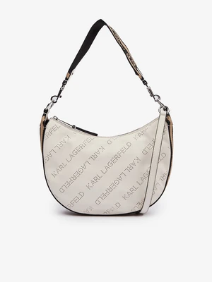 Karl Lagerfeld Moon SM Shoulderbag Kabelka Bílá