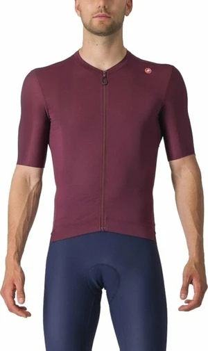 Castelli Espresso Koszulka Deep Bordeaux/Silver Moon 2XL