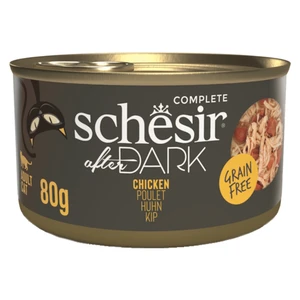 SCHESIR After Dark Wholefood konzerva pre mačky kura 80 g