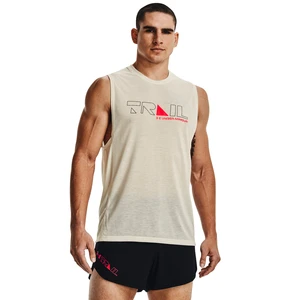 Men's Under Armour UA Run Trail Tank Top -BRN XXL