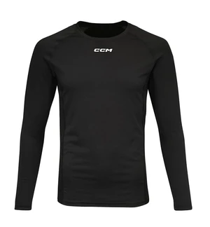 Kompresní tričko CCM Compression LS Top Black M