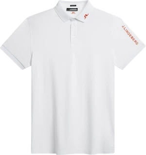 J.Lindeberg Tour Tech Reg Fit Mens Polo White XL Polo košile
