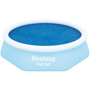 BESTWAY 58060 - Solarní plachta na bazén 210 cm modrá kulatá