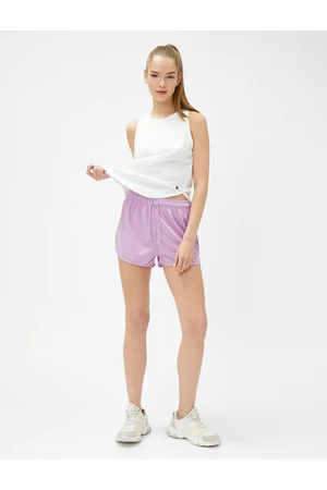 Koton Mini Sports Shorts with Tie Waist