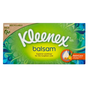 KLEENEX Balsam papírové kapesníky 3-vrstvé 64 kusů