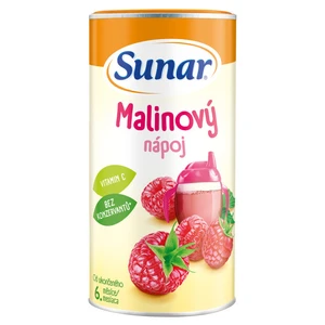 SUNAR Instantní nápoj malinový 6m+ 200 g