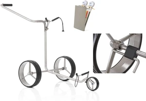 Jucad Titan 3-Wheel Deluxe SET Silver Cărucior de golf manual