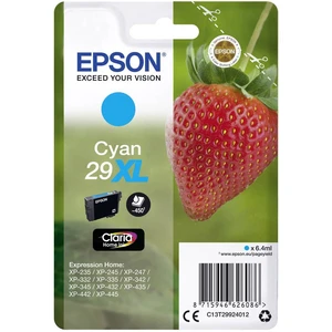 Epson Ink T2992, 29XL originál  zelenomodrá C13T29924012