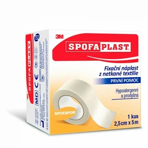 3M™ SPOFAPLAST 732 Fixační náplast z netkaná textilie 2,5 cm x 5 m