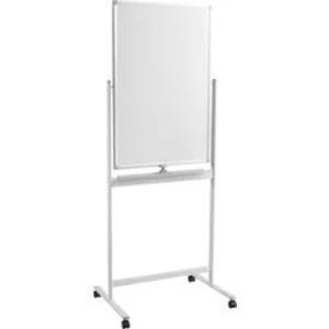 Bílá popisovací tabule SpeaKa Professional SP-WB-309, (š x v) 600 mm x 900 mm, formát na výšku , oboustranně použitelná , vč. sady koleček , vč. odklá