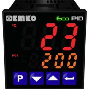 Termostat Emko ecoPID.4.5.1R.S.0, typ senzoru Pt100, J , K, R , S , T , L , -199 do +999 °C, relé 5 A, SSR