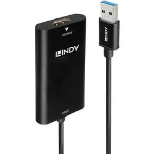 USB převodník videa z analogového do digitálního záznamu, LINDY HDMI - USB 3.0 Video Grabber 43235