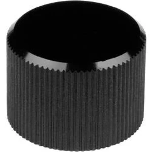 Otočný knoflík Mentor 505.613, (Ø x v) 12 mm x 12 mm, černá, 1 ks