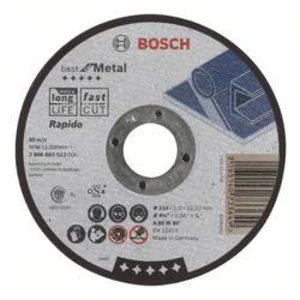 Řezný kotouč rovný Bosch Accessories 2608603512, 2608603512 Průměr 115 mm 1 ks