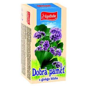 APOTHEKE Pro dobrou paměť s ginkgo bilobou čaj 20 sáčků