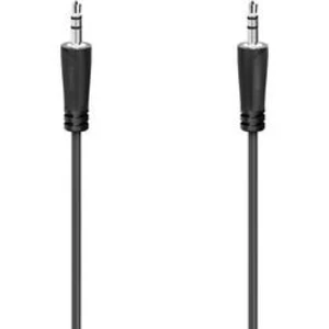 Jack audio kabel Hama 00205262, 1.5 m, černá