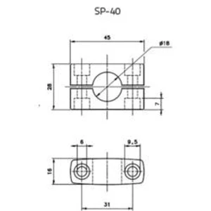 Držák Datalogic 95ACC1370, SP-40