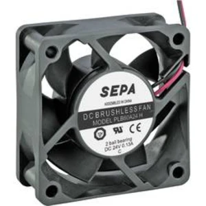 Axiální ventilátor SEPA PLB60A24SE16A PLB60A24SE16A, 24 V/DC, 36 dB, (d x š x v) 60 x 60 x 25 mm