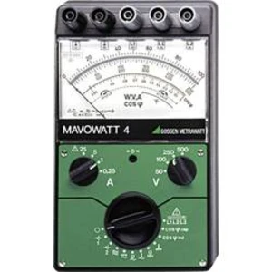 Analogový vyzkoušeno přístroj pro měření výkonu MAVOWATT 4 Gossen Metrawatt MAVOWATT 4 GTM3033000R0001