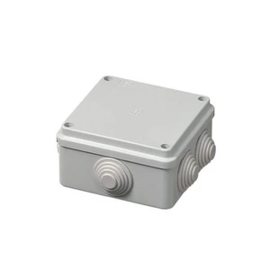 Krabice Malpro S-BOX 106M 100x100x50mm 6 průchodek IP55 šedá