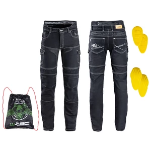 Pánské moto jeansy W-TEC Aredator EVO  černá  30