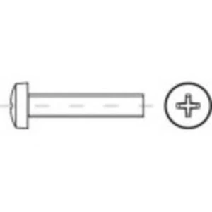 Čočkový šroub TOOLCRAFT 1068460, N/A, M1.6, 4 mm, nerezová ocel, 1000 ks