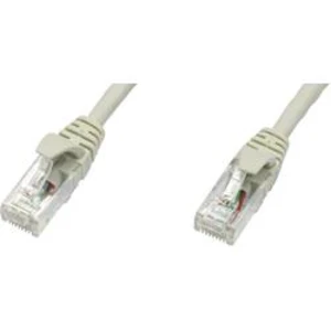 Síťový kabel RJ45 Telegärtner L00002E0004, CAT 5e, U/UTP, 3.00 m, šedá